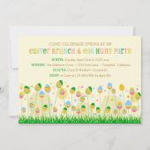 Paaseieren en paashaken kaart (Voorkant)