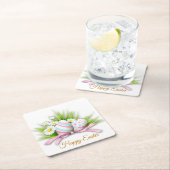 paaseieren en paasmaaltijd kartonnen onderzetters (Insitu)