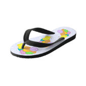 Paaseieren en Teenslippers van kippen (Schuin)