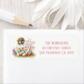 Paaseieren en Waterverven - Etiket (Insitu)