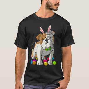 Paaseieren English Bulldog Bunny Dog Essential T-shirt