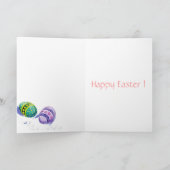 Paaseieren Feestdagen Kaart (Binnen)