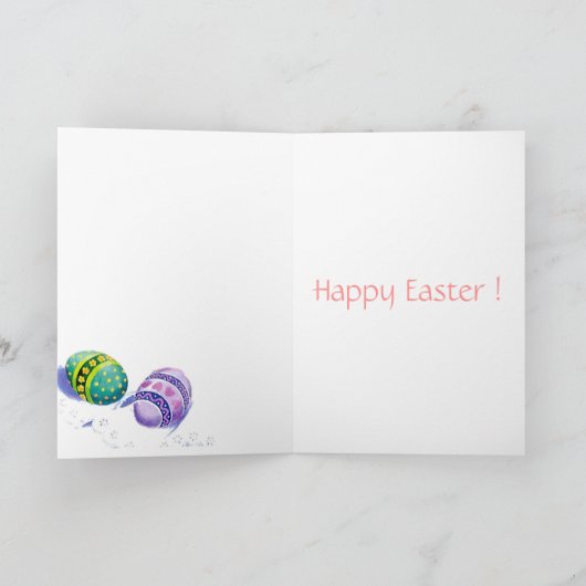 Paaseieren Feestdagen Kaart (Binnen)