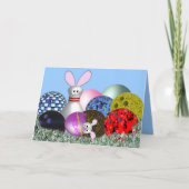 Paaseieren ? feestdagen kaart (Voorkant)