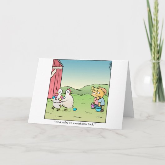 Paaseieren Feestdagen Kaart (Voorkant)