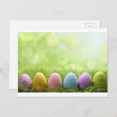 Paaseieren Feestdagenkaart (Voorkant / Achterkant)