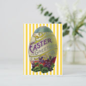  paaseieren feestdagenkaart (Staand voorkant)