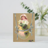  paaseieren feestdagenkaart (Staand voorkant)