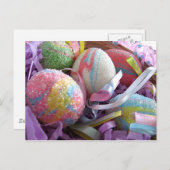 Paaseieren Feestdagenkaart (Voorkant / Achterkant)