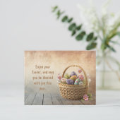 Paaseieren Feestdagenkaart (Staand voorkant)