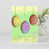 Paaseieren Feestdagenkaart (Staand voorkant)