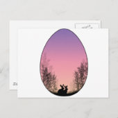 Paaseieren Feestdagenkaart (Voorkant / Achterkant)