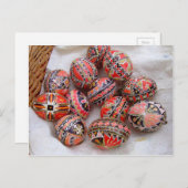 Paaseieren Feestdagenkaart (Voorkant / Achterkant)