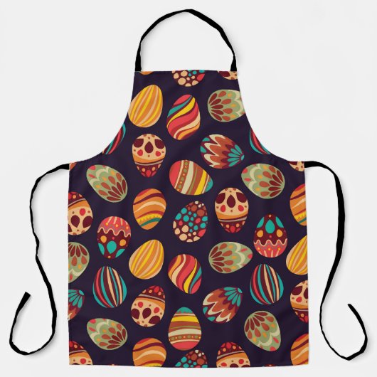 Paaseieren: feestelijk naadloos design. schort (Voorkant)