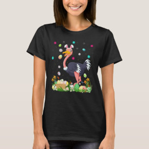 Paaseieren Funny Ostrich Bird Sunday T-shirt