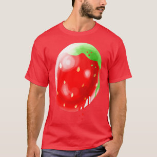 paaseieren, gebilderd als aardbei voor paasmakerij t-shirt