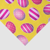 Paaseieren Geel en roze patroon Tissuepapier (Detail)