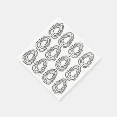 Paaseieren Geometric Happy Pasen Servet (Hoek)