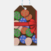 Paaseieren gepatterd cadeaulabel (Achterkant)