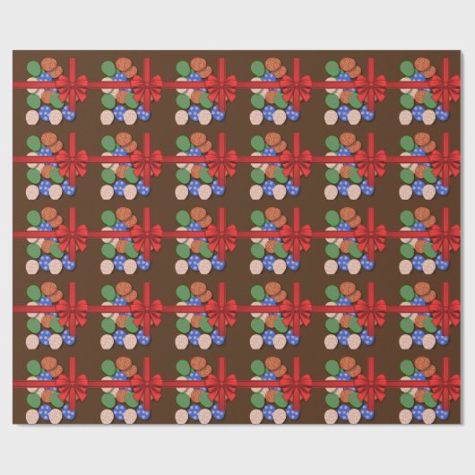 Paaseieren gepatterd cadeaupapier (Vlak)