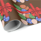 Paaseieren gepatterd cadeaupapier (Rol Hoek)