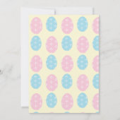 Paaseieren Geslacht onthullen uitnodiging (Achterkant)