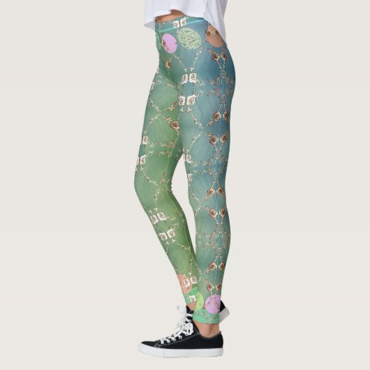 Paaseieren - grijze Leggings (Links)