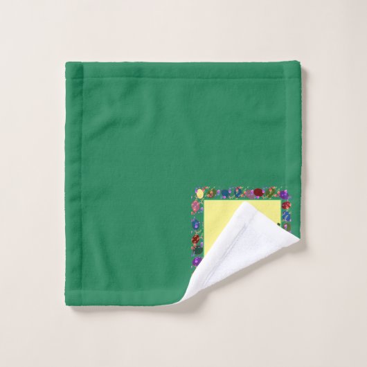 Paaseieren Groen Bad Handdoek (Wasdoekje)