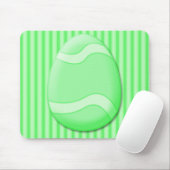 Paaseieren (groene) Mousepad Muismat (Met muis)