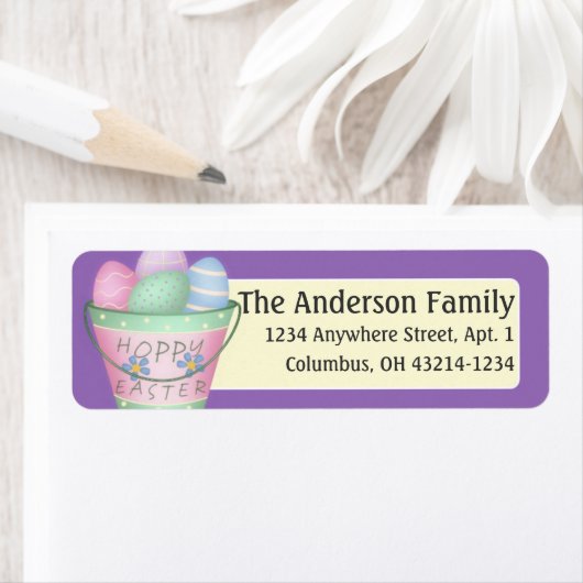 Paaseieren hap-paasmakerAdresetiketten Etiket (Insitu)