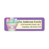 Paaseieren hap-paasmakerAdresetiketten Etiket (Voorkant)