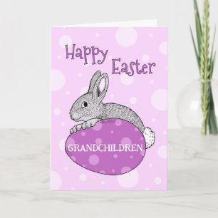 Paaseieren Happy Easter kleinkinderen Feestdagen Kaart