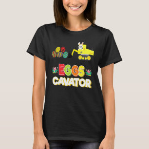 Paaseieren Hun for Kids Toddlers Eggscavator T-shirt