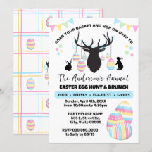 Paaseieren Hunt & Brunch Herten met konijnen