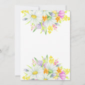 Paaseieren Hunt & Brunch Schattige Bunny & Chick Kaart (Achterkant)