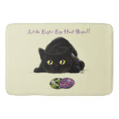 Paaseieren Hunt Kat Grappig Badmat (Voorkant)