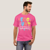 Paaseieren Hunt Supervisor Grappig Pasen T-shirt (Voorkant volledig)