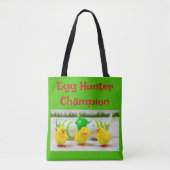 Paaseieren Hunter Champion green Tote Bag (Voorkant)