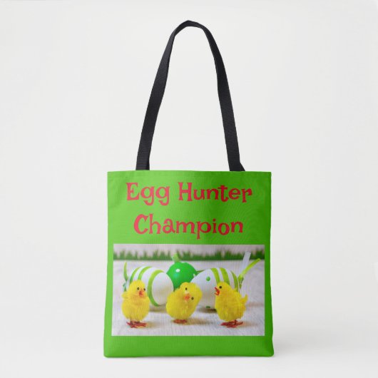 Paaseieren Hunter Champion green Tote Bag (Voorkant)