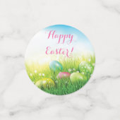 Paaseieren in de gras confetti (Kleine voorkant)