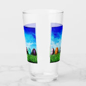 Paaseieren in de rij glas (Links)