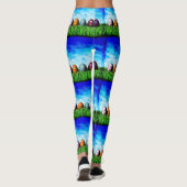 Paaseieren in de rij leggings (Achterkant)