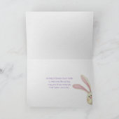 Paaseieren in een mand met eendenvlees kaart (Binnen)