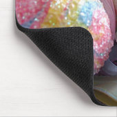 Paaseieren in een mandje muismat (Hoek)