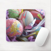 Paaseieren in een mandje muismat (Met muis)