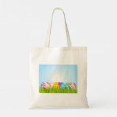 Paaseieren in gras Canvas tas (Achterkant)