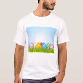 paaseieren in gras Mannen T-shirt (Voorkant)