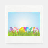 Paaseieren in graspapieren servetten (Voorkant)