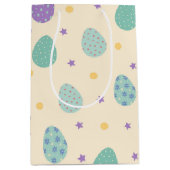 Paaseieren in pastelkleuren medium cadeauzakje (Voorkant)