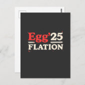 Paaseieren Inflatie 25 Grappige Pasen Economie  Briefkaart (Voorkant / Achterkant)